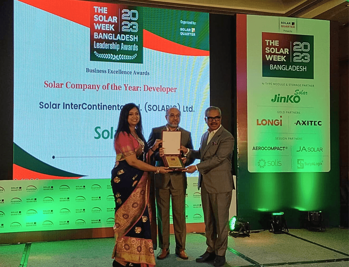 SOLARIC Won Four Prestigious Award at The Solar Week Bangladesh 2023 SOLARIC Won Four Prestigious Award at The Solar Week Bangladesh 2023