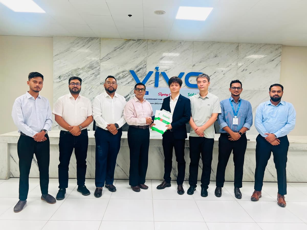 Solaric Signs EPC Agreement with VIVO Bangladesh for 438 kWp Rooftop Solar Project Solaric Signs EPC Agreement with VIVO Bangladesh for 438 kWp Rooftop Solar Project